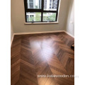 American walnut chevron fishbone hardwood flooring